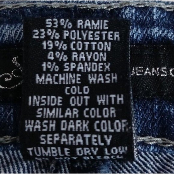 Southpole Women's Metallic Embroidered Stretch Bootcut Jeans Size 11 - Picture 9 of 10